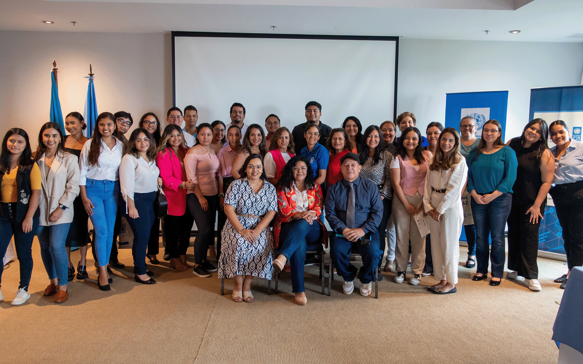 Periodistas participantes de capacitación de Infosegura en San Pedro Sula