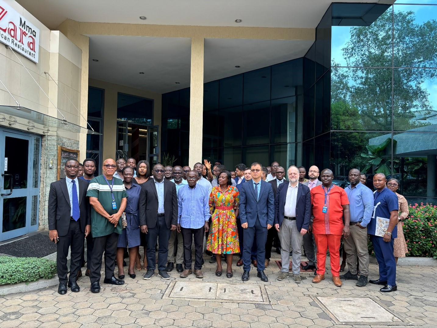 Group photo of participants at the project launch in Ghana. Photo credit: UNDP Ghana