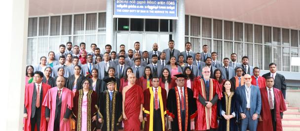 41 students graduated from the ‘Diploma Programme in Technology of Waste Management’ by the University of Colombo