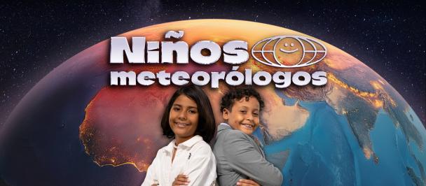 Niña y niño metereológos El Salvador