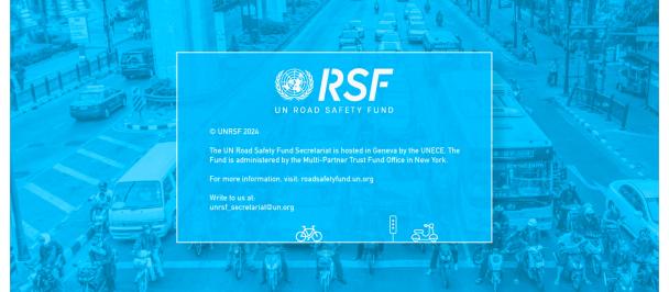 An image of the UNRSF 2023 Annual Report Cover Page
