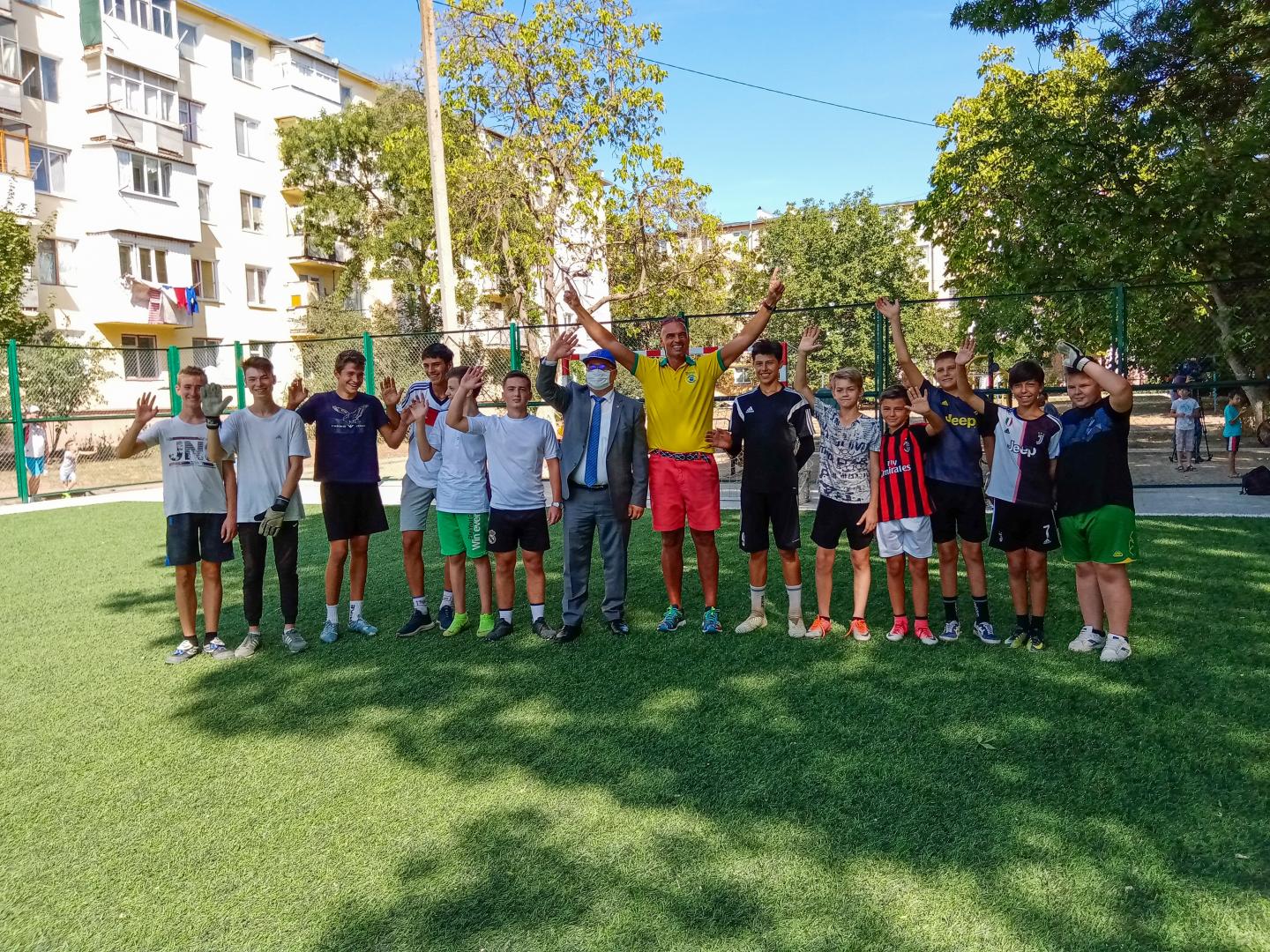 People from Tiraspol can lead a healthy lifestyle thanks to a sports field reconstructed with the help of European Union